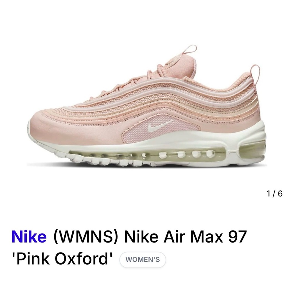 Nike Women's Air Max 97 in Soft Pink